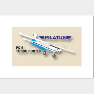 Pilatus PC-6 Turbo Porter Posters and Art